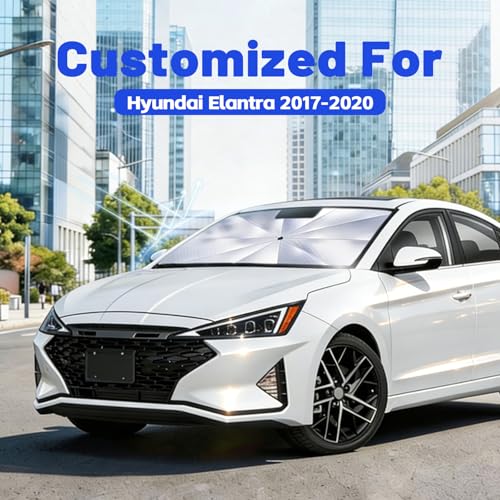 Car Windshield Sun Shade Umbrella for Hyundai Elantra 2017