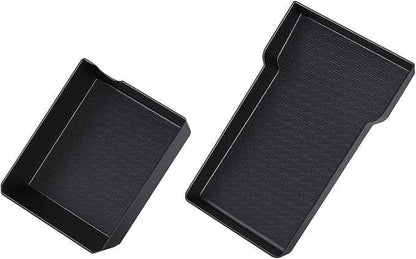 GGCLIMAX Car Organizers And Storage Compatible with Tesla Model 3/Y Highland 2021-2024 Center Console Lower Storage Box TPE Armrest Organizer Mat(For M3 Highland)