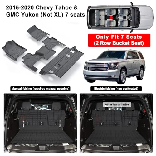 Floor Mats & Trunk Mat for Chevrolet Tahoe 2015