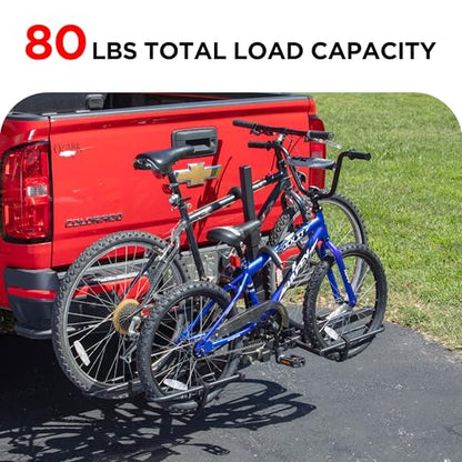 Young 2 Bike Rack Hitch Mount Foldable Platform Style