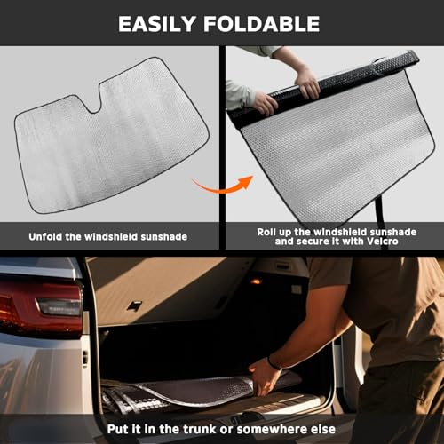 Car Windshield Sun Shade for Kia Telluride 2020