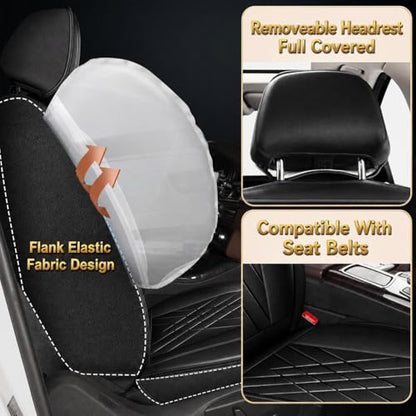 2 Front Car Seat Covers for Toyota Highlander 2007