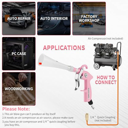 Tornado Dry Cleaning Gun Detailing Interior Dryer Air Blow Gun