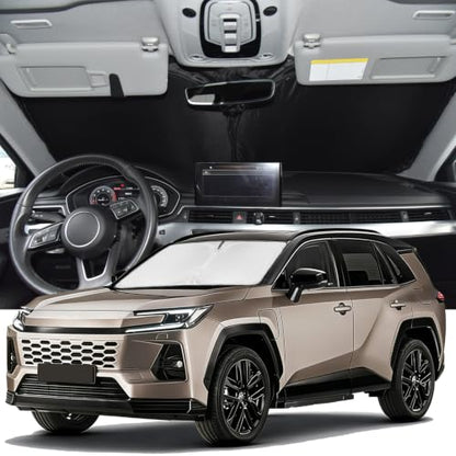 Windshield Sunshade for Toyota RAV4 2025 2026 Sun Shade