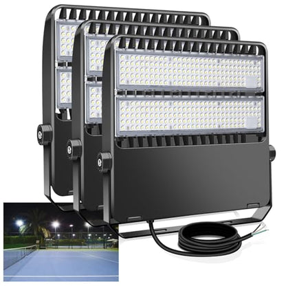 240W 3 Pack LED Stadium Lights for Sports Arena & Parking Lot (3 Count)