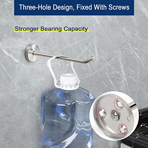 Coat Hooks Wall Mount Hooks for Hanging Hat Hurse Robe (6 Count)