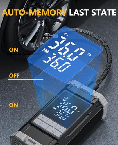 150 PSI Cordless Rechargeable Tire Inflator Portable Air Compressor