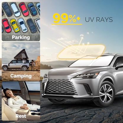 Car Windshield Sun Shade Compatible with 2023