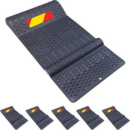 Pack of 6 Pair of Plastic Parking Mat Guides for Garage Vehicles (6 Count)