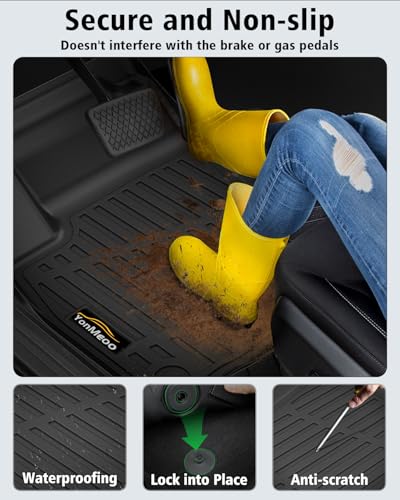 Floor Mats & Cargo Liner & Backrest Mat for Equinox (160 Ounce)