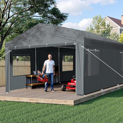 12 x 20 ft Outdoor Portable Storage Shed