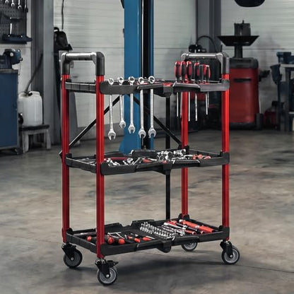 3 Tier Collapsible Utility Cart