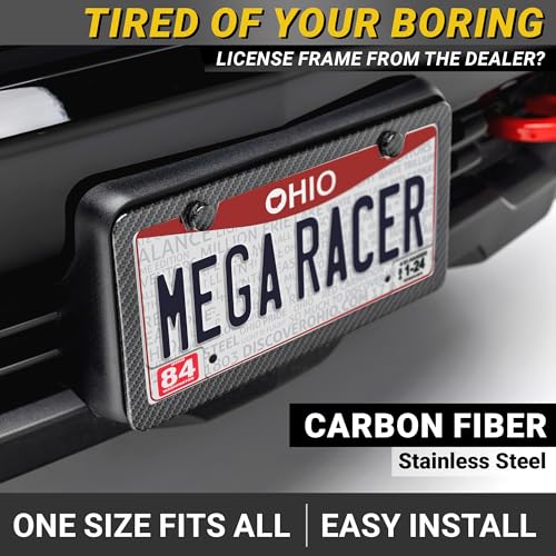 Premium Slim License Plate Frames