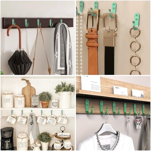 20 Pack Coat Hooks for Hanging (20 Count)