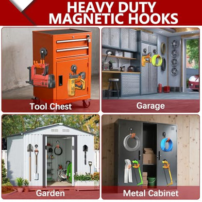 Heavy Duty Magnetic Hooks (4 Count)
