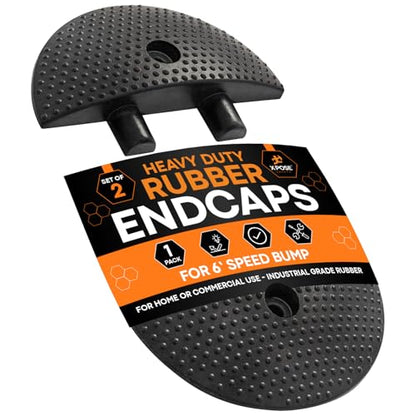Rubber Speed Bump End Caps Set of 2 (2 Count)