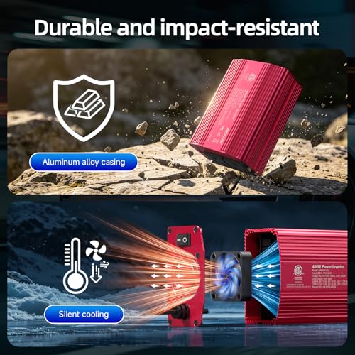 400W Car Power Inverter DC 12V to AC 110V Car Charger Plug Adapter