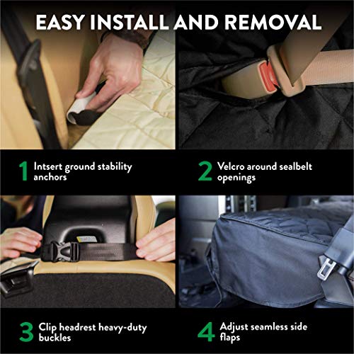 Velvet Rear Car Seat Protector w