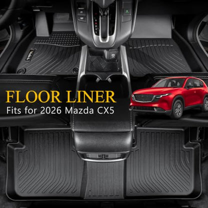 for Mazda CX5 2026 Floor Mats Cargo Mat All Weather Liner