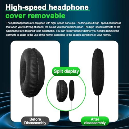 Mesh 3.0 Motorcycle Bluetooth Headset (2 Count)