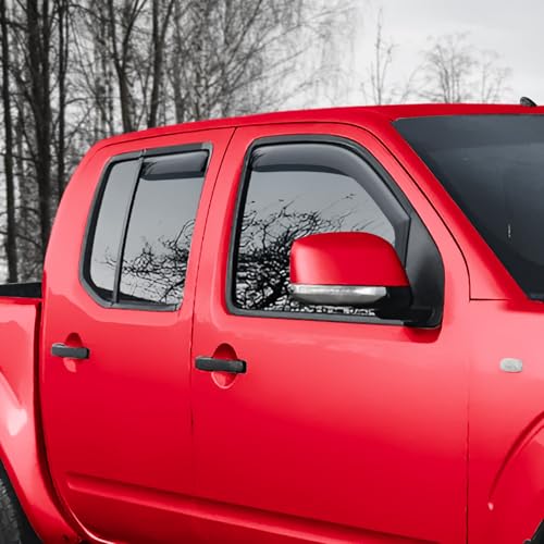 in Channel Extra Durable Rain Guards for Nissan Frontier 2005 (4 Count)