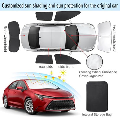 Window Shades for Toyota Corolla Hatchback 2020 (6 Count)