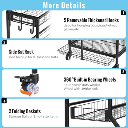 Sports Equipment Garage Organizer