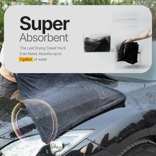 Crystal Clean 1300 GSM Microfiber Car Towel