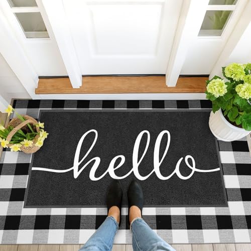 Funny Hello Mats Outside (4.9167 Sq Ft)