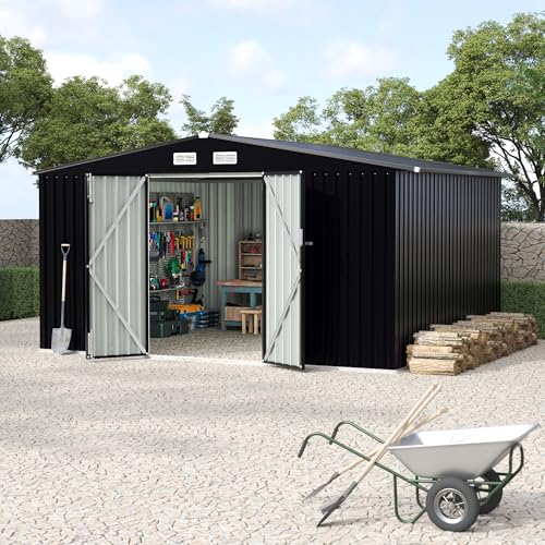8x10 FT Metal Storage Sheds Outdoor