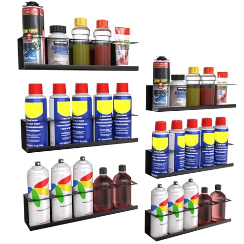 6 Pack Spray Bottle Holder Wall (6 Count)