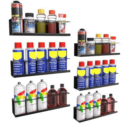 6 Pack Spray Bottle Holder Wall (6 Count)