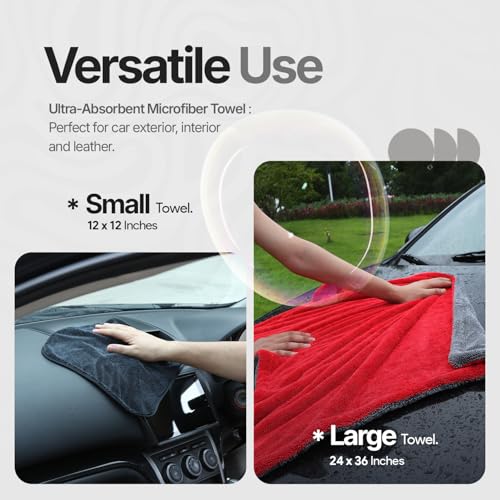 Crystal Clean 1300 GSM Car Drying Towel