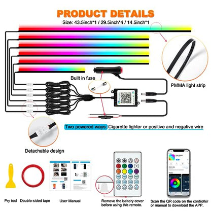 Interior Car LED Strip Lights