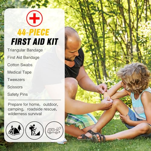 Car Roadside Emergency Kit with Jumper Cables Air Compressor