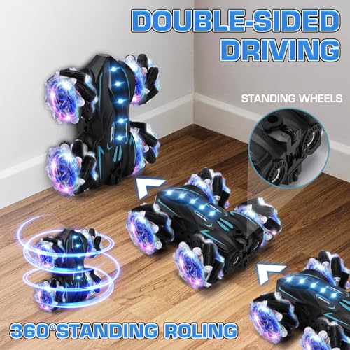 Upgraged Gesture Sensing RC Stunt Car with Lights & Music