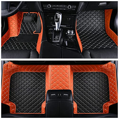 Custom All Weather Protection Luxury Leather Floor Mats for Cars SUVs Trucks According Anti
