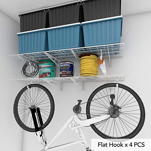 2 Pack 2x6ft Garage Shelving with Hooks (2 Count)