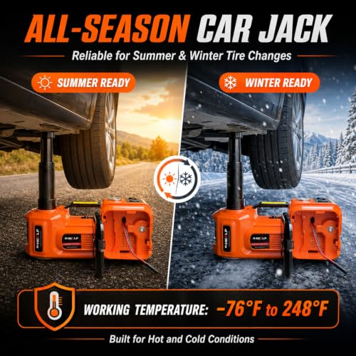 Electric Car Jack Kit 5 Ton 12V Hydraulic with Wrench