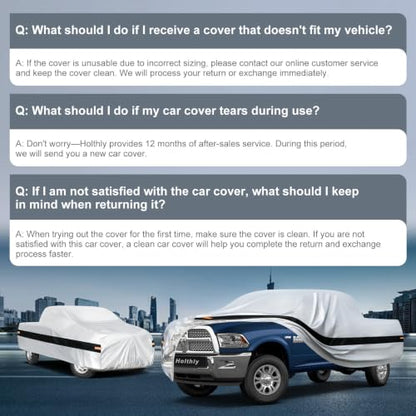 10 Layers Truck Cover Waterproof All Weather Custom Fit Dodge Ram 2500 3500