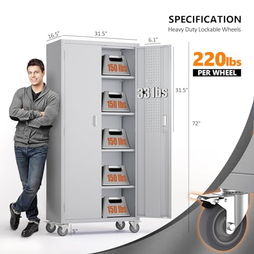 72'' Tall Garage Storage Cabinet