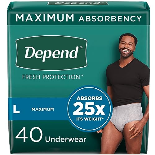 FIT FLEX Incontinence Underwear for Men (40 Count)