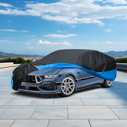 Car Cover Waterproof All Weather Outdoor Windproof Dustproof UV Protection Fit Coupe Ford Mustang 1994