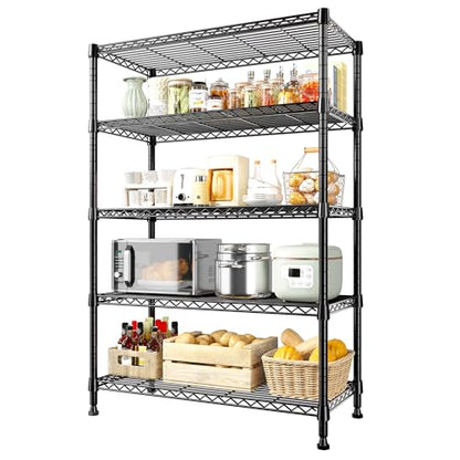 31.5" W 5 Tier Storage Shelves