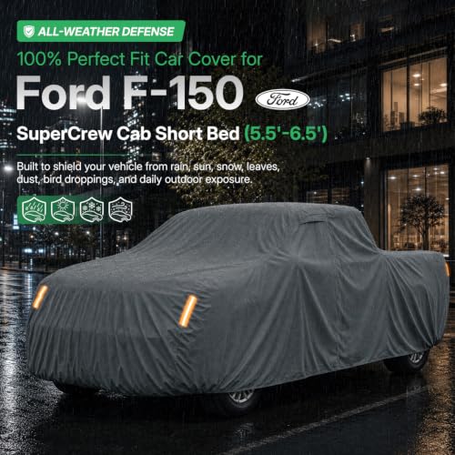 Waterproof Heavy Duty Truck Cover Custom Fit F