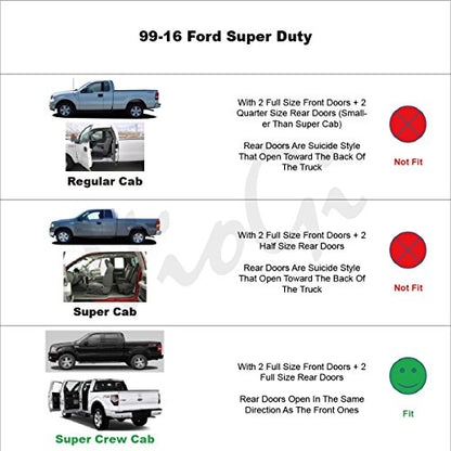 4pcs Original Window Visors for 1999