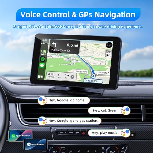 Wireless Carplay and Android Auto Screen for Car
