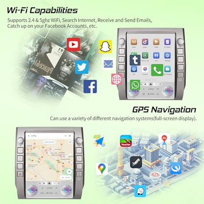 Android Car Radio Stereo for Toyota Tundra 2014