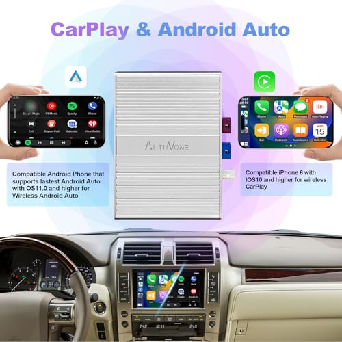 LVDS Wired Wireless CarPlay Decoder Retrofit Kit for Land Cruiser LC200 2016