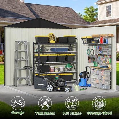 8x8 FT Outdoor Storage Shed
